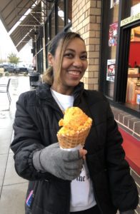 Chamber member with ice cream