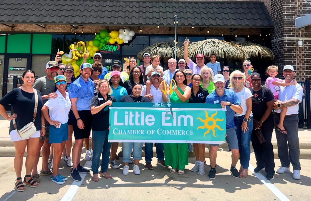 Group at ribbon cutting event
